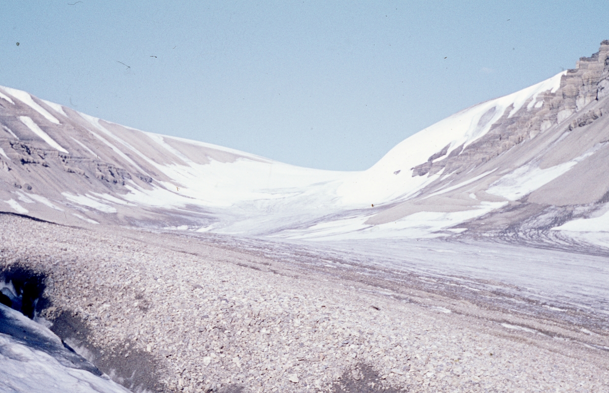 Kommissærbreen i Bjonadalen.