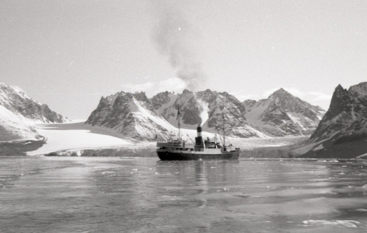 DS Lyngen i nærheten av Virgohamna.