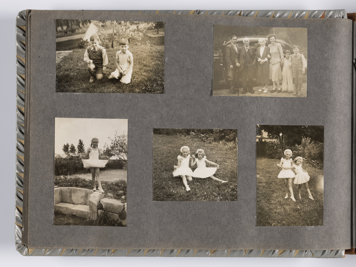 Albumet inneholder bryllupsbilder til Synnøve Brænsdhøi tatt 22.06.1946 og diverse familiebilder. 

Albumet inneholder bilder fra Hovind kirke og bryllupsreise til Danmark: bl.a. Fårevejle kirke og dyrehage (Odense?). 