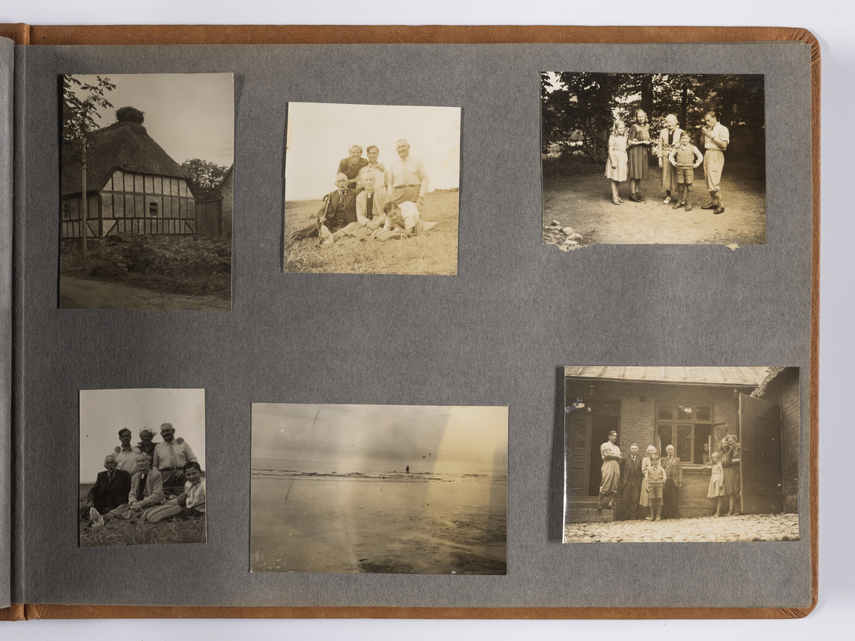 Albumet inneholder bryllupsbilder til Synnøve Brænsdhøi tatt 22.06.1946 og diverse familiebilder. 

Albumet inneholder bilder fra Hovind kirke og bryllupsreise til Danmark: bl.a. Fårevejle kirke og dyrehage (Odense?). 