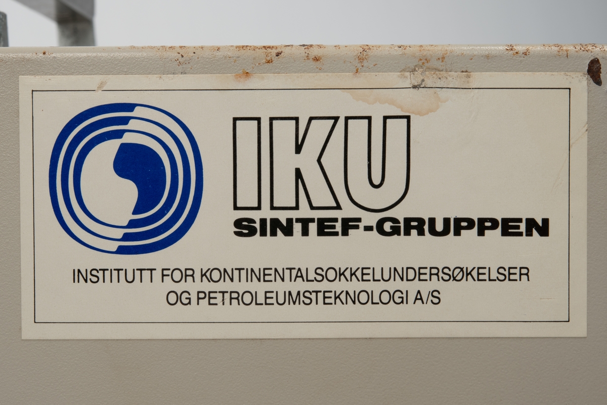 Videoskjerm som viste informasjon som ble overført fra undervannsfarkosten Snurre.