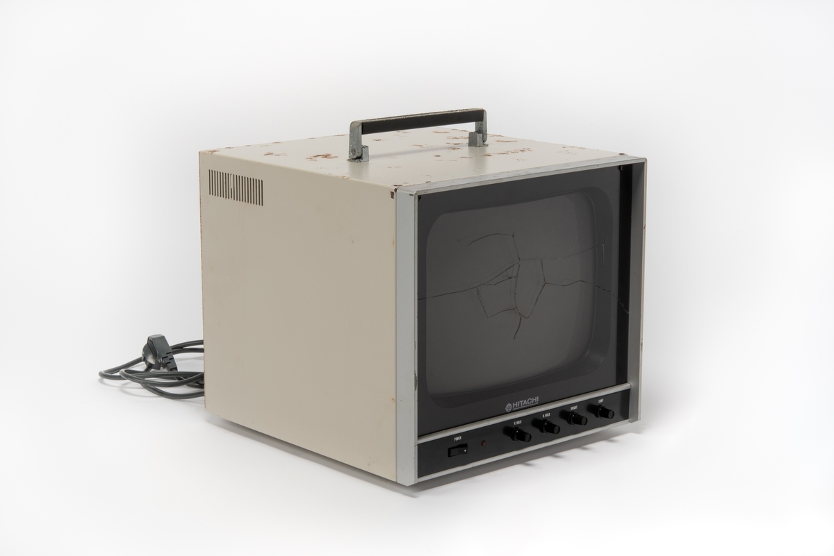 Videoskjerm som viste informasjon som ble overført fra undervannsfarkosten Snurre.