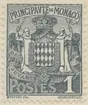 Frimärke ur Gösta Bodmans filatelistiska motivsamling, påbörjad 1950.
Frimärke från Monaco, 1924. Motiv av Monacos furstehus ´vapen: familjen Grimaldi.