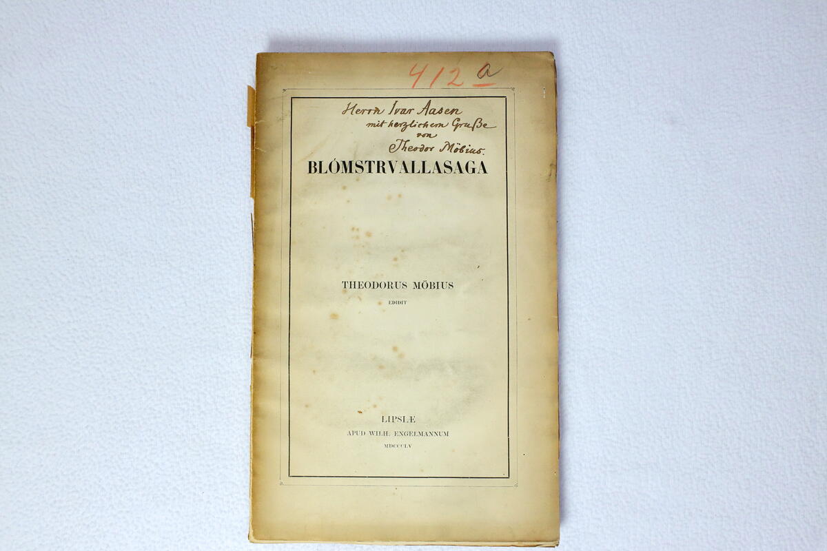 Bok frå boksamlinga til Ivar Aasen