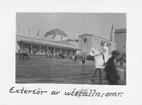 Utställningsbyggnad och område, vid Göteborgsutställningen 1923.