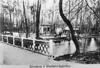 Gävle stad  Väster.
Kiosken i Stadsträdgården.