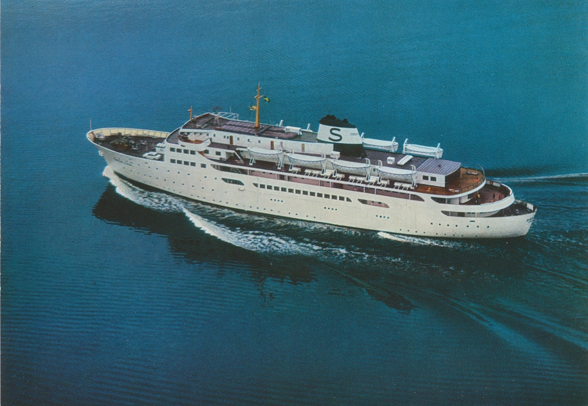 Stockholms Rederi AB, Svea. S/S Svea Jarl. Byggd 1962 av Finnboda Varv ...