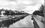 Gäfle. Gäfleån med Norra Strandgatan