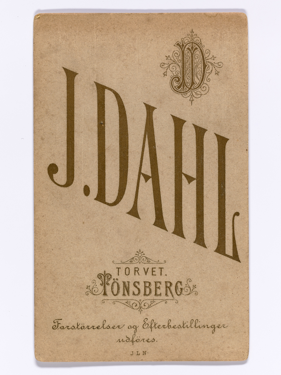 Barneportrett. Carte Visite