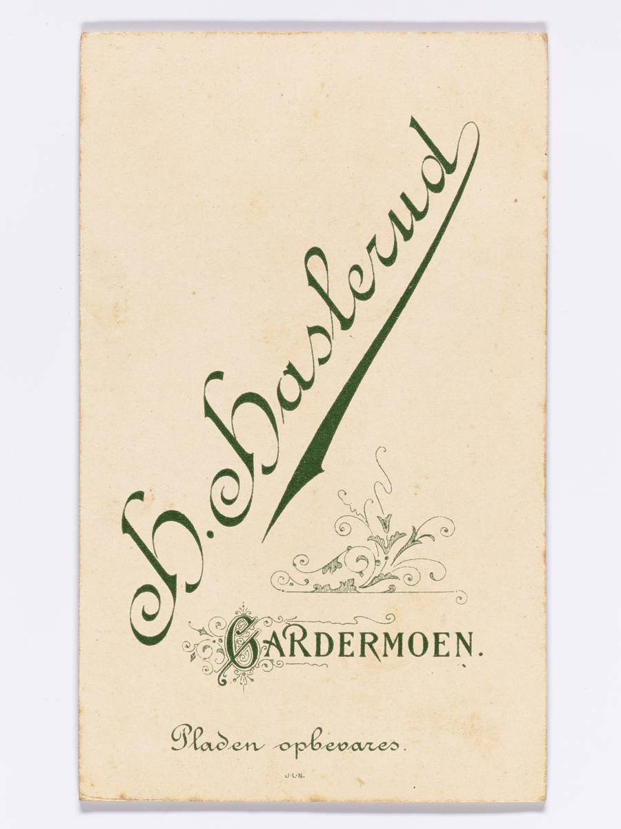 Kvinneportrett. Carte Visite  