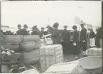 Höstmarknad på Vaksala torg, Uppsala 1912