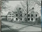 Rivning av bostadshus på Börjegatan 1 och 3, Uppsala 1935