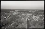 Utsikt från Domkyrkan i Västerås, mot norr. 1930-talet.