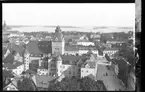 Utsikt från domkyrkan i Västerås, mot söder.