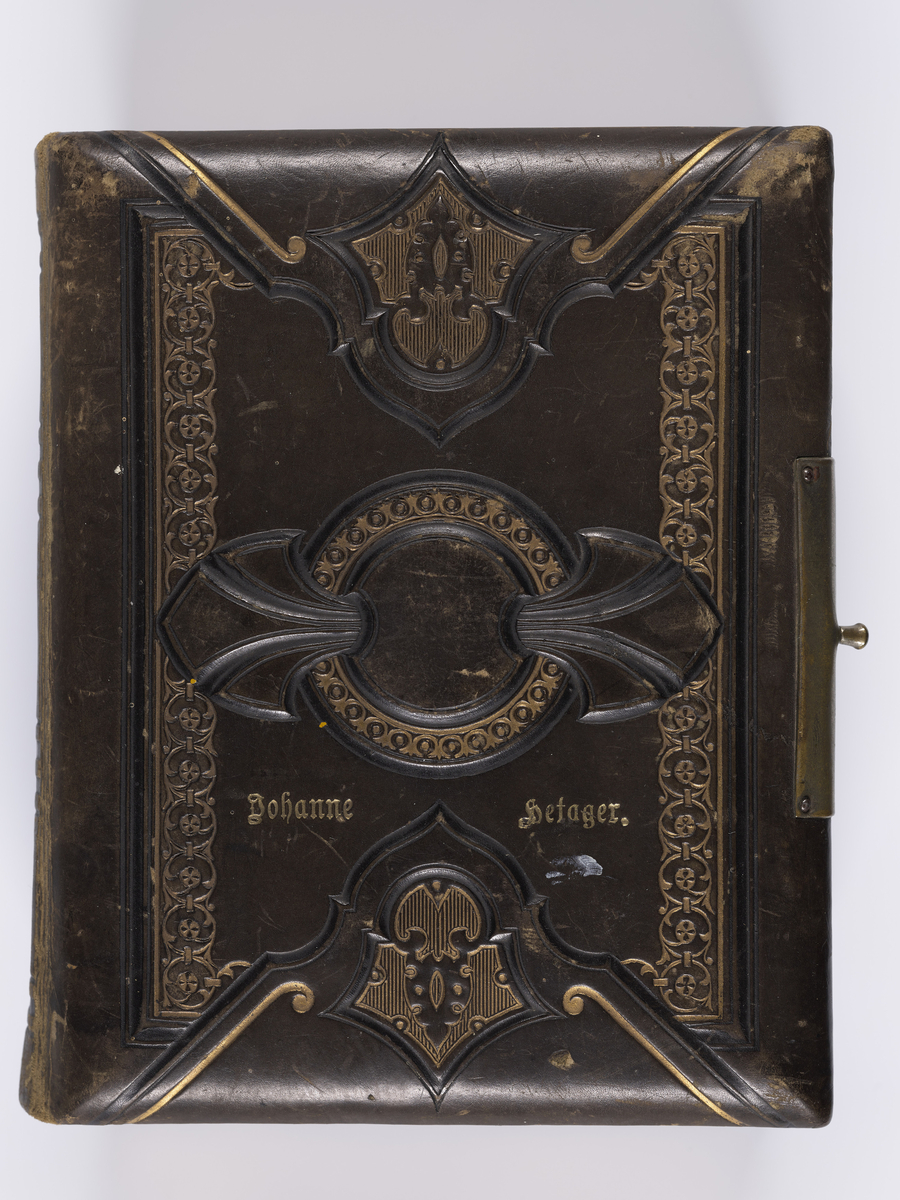 Fotoalbum med atelierfoto. Carte visite.
