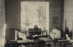 Postkort, Stange, Sanderud sykehus, Hedemarkens Sinnsykeasyl