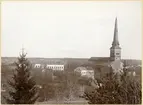 Västerås, Kyrkbacken.
Från Djäkneberget. C:a 1890.