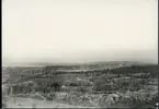 Utsikt från Domkyrkan i Västerås, mot Djäkneberget. 1860-talet.