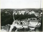 Västerås.
Från Domkyrkan mot norr, mot Skultunavägen.