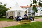 Vänersborg. Wenersborgs Museums Sekelskiftesdag. Mässingsorkestern Wenerblecket