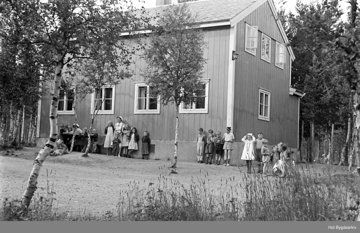 Barnesjukehus, GruppeU, Geilomo, bygning, barn, pleiersker, -Hol ...