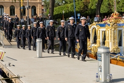 Tur med Ångslup 45 från fartygspiren, Galärvarvet till Stock