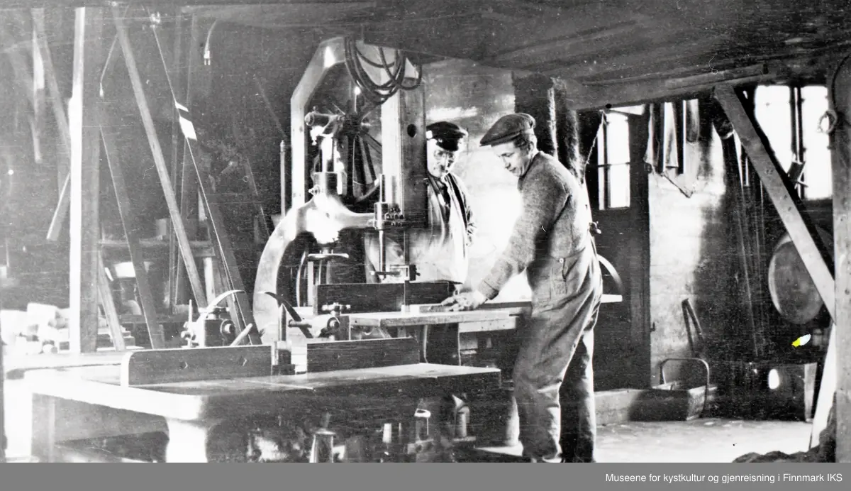 Honningsvåg. Hans Nørstads snekkerverksted. 1926.