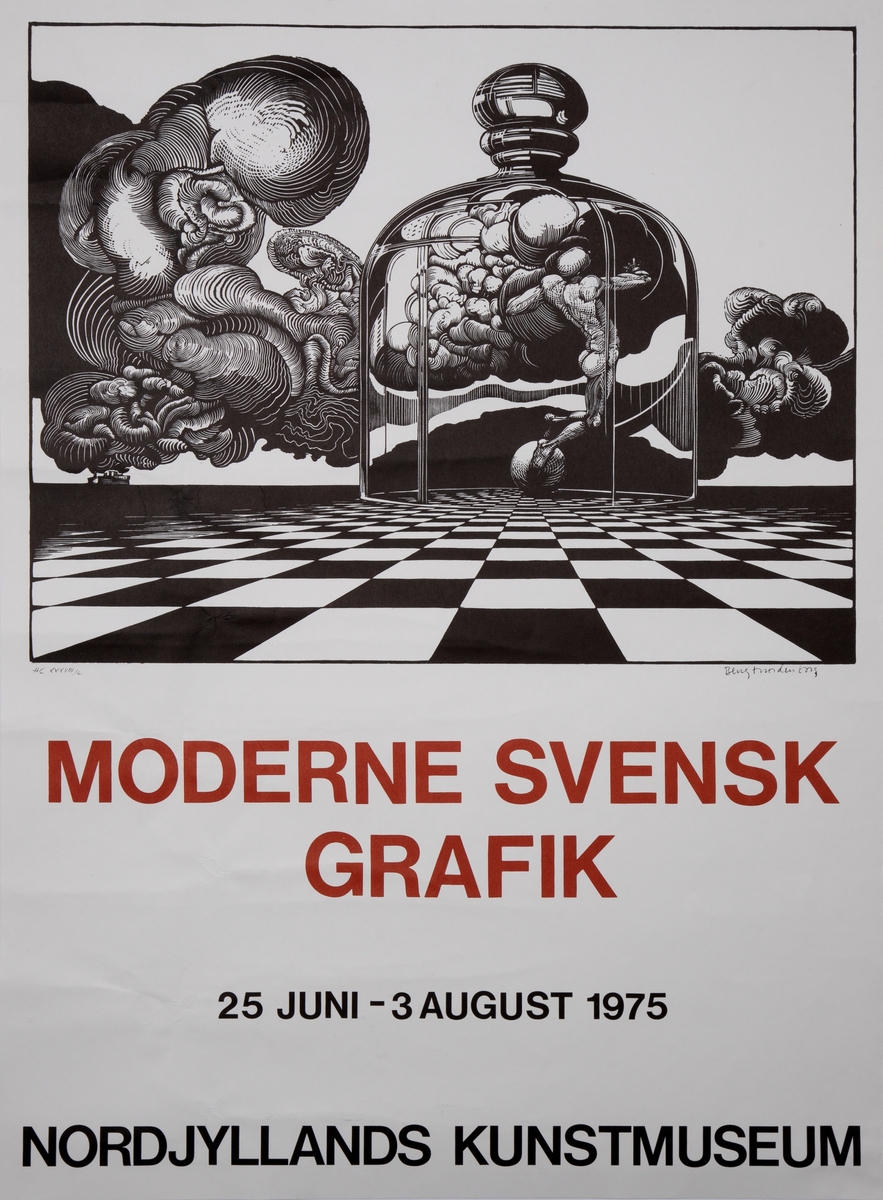 Moderne Svensk Grafik [Utstillingsplakat]