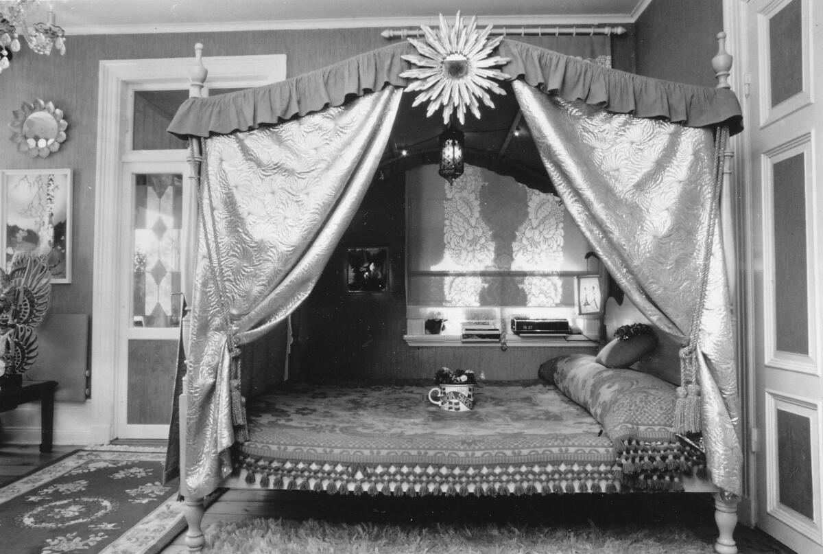 Sovgemak i Villa Frankenburg i området Tollare. Foto 1980.