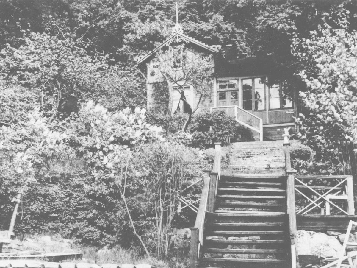 Villa i området Bergdalen i Björknäs. Foto ca 1931.
