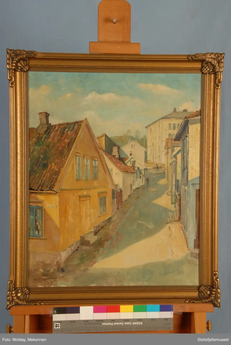 Bylandskap, fra hjørnet av Kongegaten og Jentebakken, Tønsberg