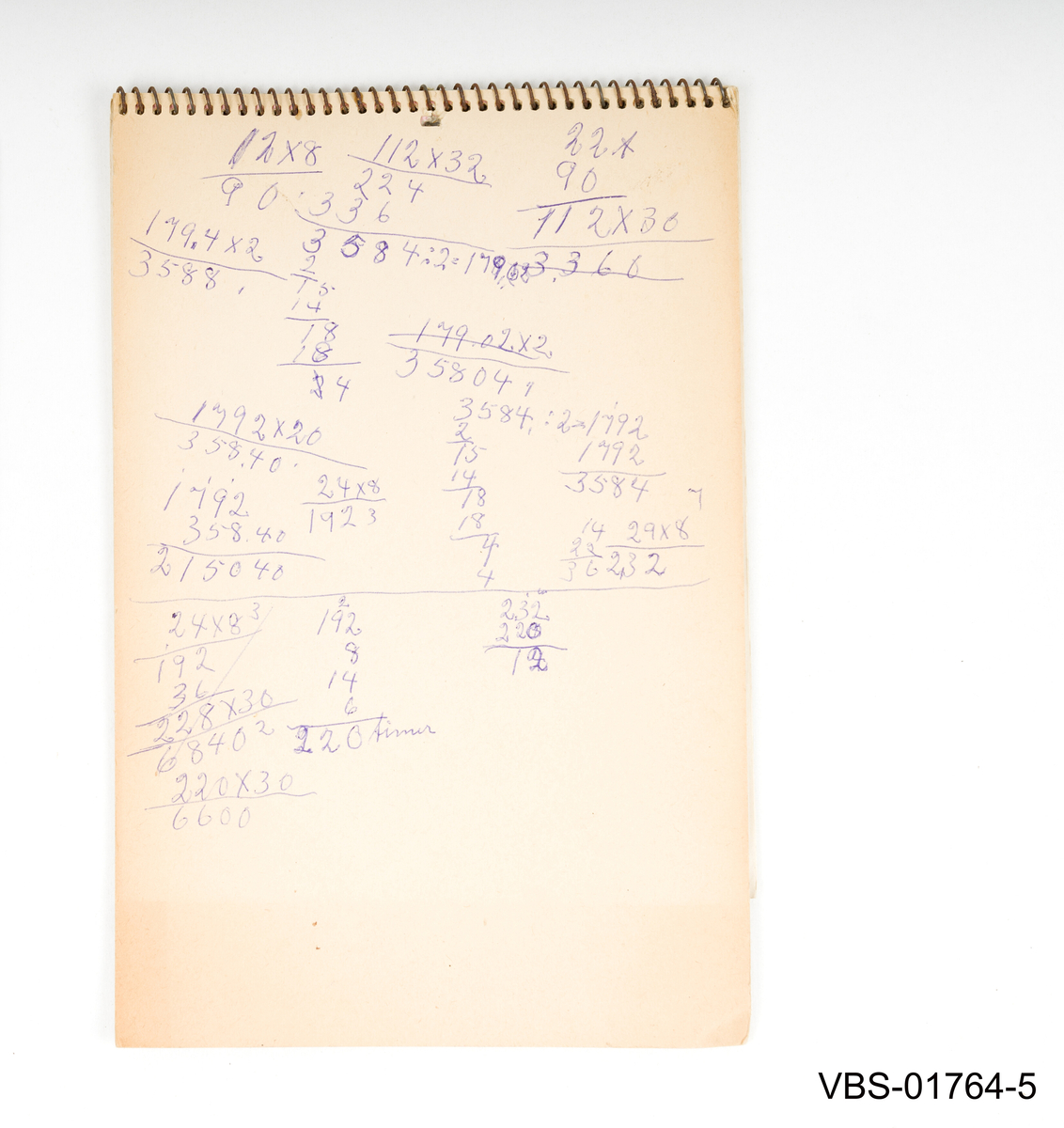 Vegg handelskalender for året 1965.
14 sider med tekst og illustrasjoner innvendig.
Omslaget viser en gutt i pyjamas og tøfler som sover i lenestol med vekkerklokke i hendene (kl. 23:55).