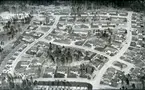 Västerås.
Vy över bostadsområde, 1960.