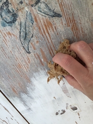 Takmålning utförd av Olof Dahlström på gården Där Väst i Bob