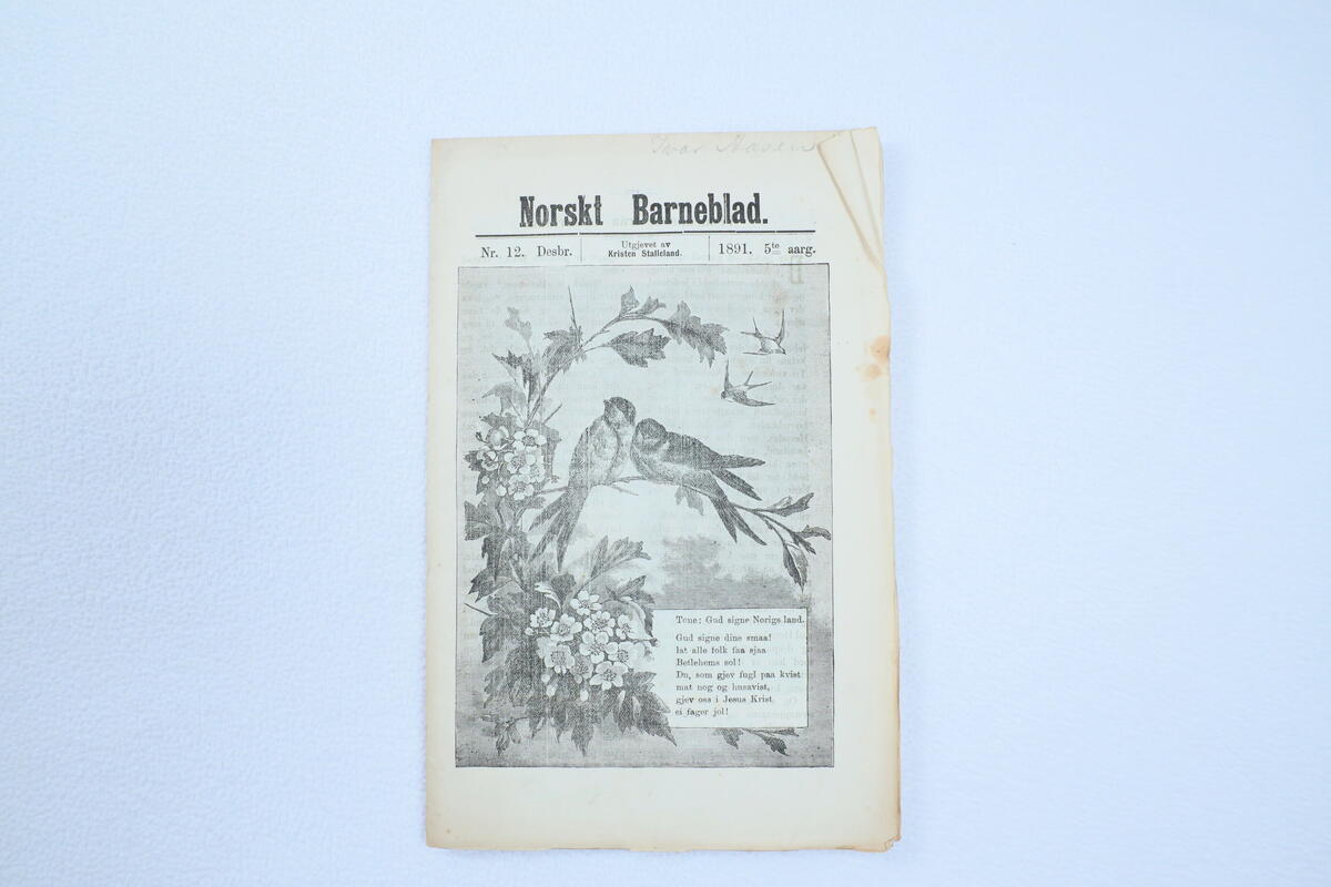 Tidsskrift frå boksamlinga til Ivar Aasen