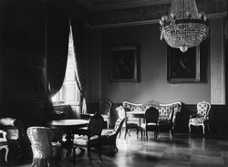 Slottet, interiør, salong