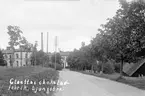 Del av Cloettas chokladfabrik i Ljungsbro som miljön tog sig ut före 1930-talets ambitiösa expansion.