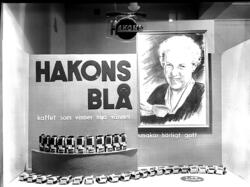 Reklam för Hakonbolaget, kaffe.
Hakonbolaget som var i kolon