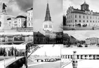 Seminaristernas Kamratalbum. År 1937. Vyer över Karlstad. Bl.a. Klarateatern, Gamla Stenbron, Domkyrkan, Stadshotellet m.fl.