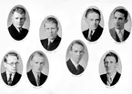 Seminaristernas Kamratalbum. År 1937. Ivar Karlsson. Paul Skoog. Gösta Lundin. Erik Svensson. Olov Paulsson. John Persson. Bertil Olsson. Viktor Pettersson.