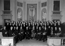 Musiker och förmodligen kör i Domkyrkan.
Fotografens ant:Ban