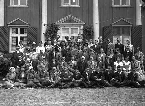 Fotografens ant:Grupp taget på Rosenborg.