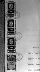 Märken"Lösen Kr. 1:- samt Karlstads stad".