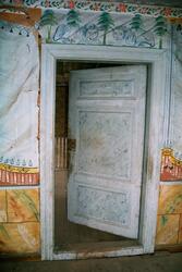 Interiör från Bryggegården med dekormåleri av Anders Nilsson