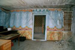 Interiör från Bryggegården med dekormåleri av Anders Nilsson