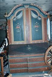 Interiört måleri på gården Hagen. Väggmålningarna är utförda