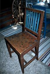 Interiört måleri på gården Hagen. Väggmålningarna är utförda