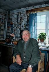 Interiört måleri på gården Hagen. Väggmålningarna är utförda