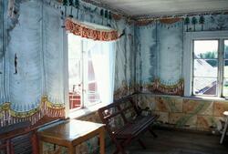 Interiör från Bryggegården med dekormåleri av Anders Nilsson