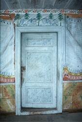 Interiör från Bryggegården med dekormåleri av Anders Nilsson